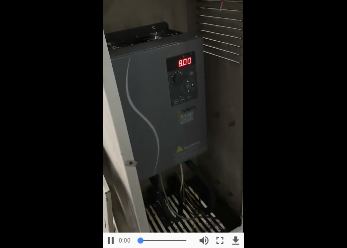 台湾三碁S3100系列变频器在100Kg洗衣机上的应用案
